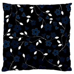 Floral pattern Large Flano Cushion Case (One Side)