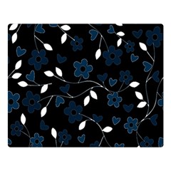 Floral pattern Double Sided Flano Blanket (Large) 