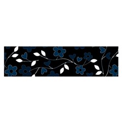 Floral pattern Satin Scarf (Oblong)