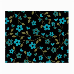 Floral Pattern Small Glasses Cloth by Valentinaart