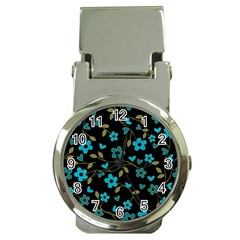 Floral Pattern Money Clip Watches