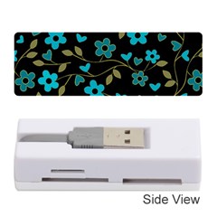 Floral Pattern Memory Card Reader (stick)  by Valentinaart