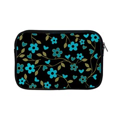 Floral Pattern Apple Ipad Mini Zipper Cases by Valentinaart