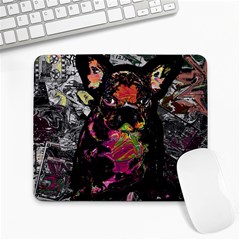 Bulldog Large Mousepads by Valentinaart