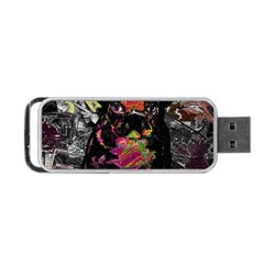 Bulldog Portable Usb Flash (two Sides) by Valentinaart