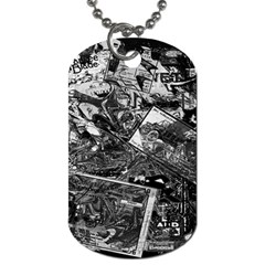 Vintage Newspaper  Dog Tag (two Sides) by Valentinaart