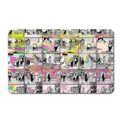 Comic Book  Magnet (rectangular) by Valentinaart