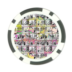 Comic Book  Poker Chip Card Guard (10 Pack) by Valentinaart