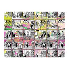 Comic Book  Double Sided Flano Blanket (mini)  by Valentinaart