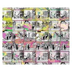 Comic Book  Double Sided Flano Blanket (small)  by Valentinaart