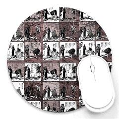 Comic Book  Round Mousepads by Valentinaart