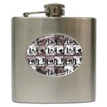 Comic book  Hip Flask (6 oz) Front