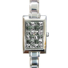 Comic Book  Rectangle Italian Charm Watch by Valentinaart