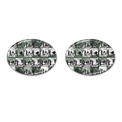 Comic Book  Cufflinks (oval) by Valentinaart