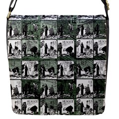 Comic Book  Flap Messenger Bag (s) by Valentinaart