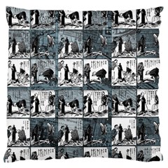 Comic book  Large Flano Cushion Case (Two Sides)