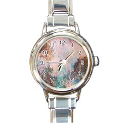 Cold Stone Abstract Round Italian Charm Watch by digitaldivadesigns