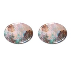 Cold Stone Abstract Cufflinks (oval) by digitaldivadesigns