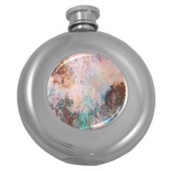 Cold Stone Abstract Round Hip Flask (5 Oz) by digitaldivadesigns