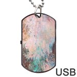 Cold Stone Abstract Dog Tag USB Flash (Two Sides) Front