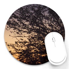 Arizona Sunset Round Mousepads by JellyMooseBear