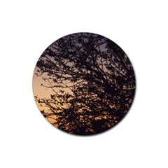 Arizona Sunset Rubber Coaster (round)  by JellyMooseBear