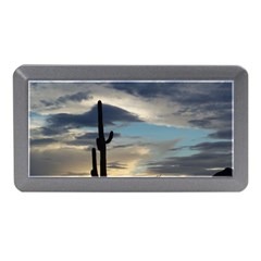 Cactus Sunset Memory Card Reader (mini) by JellyMooseBear