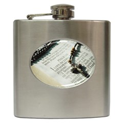 I Love The Lord Hip Flask (6 Oz) by JellyMooseBear