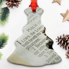 I Love The Lord Christmas Tree Ornament (two Sides) by JellyMooseBear