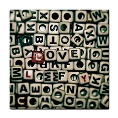 Love Tile Coasters by JellyMooseBear