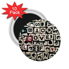 Love 2 25  Magnets (10 Pack)  by JellyMooseBear