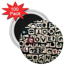 Love 2 25  Magnets (100 Pack)  by JellyMooseBear