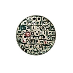 Love Hat Clip Ball Marker (4 Pack) by JellyMooseBear