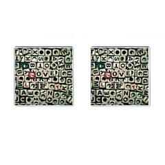 Love Cufflinks (square)