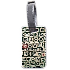 Love Luggage Tags (one Side)  by JellyMooseBear