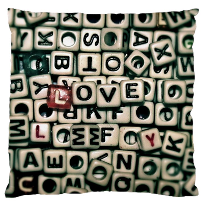 Love Large Cushion Case (Two Sides)