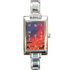 Arizona Sky Rectangle Italian Charm Watch by JellyMooseBear