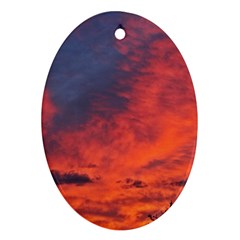 Arizona Sky Oval Ornament (two Sides)