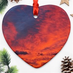 Arizona Sky Heart Ornament (two Sides) by JellyMooseBear