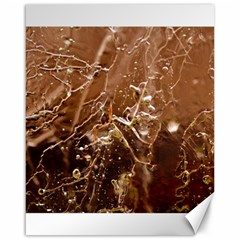 Ice Iced Structure Frozen Frost Canvas 16  x 20  