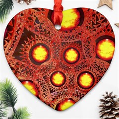 Mechanical Universe Ornament (heart) by linceazul