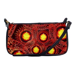 Mechanical Universe Shoulder Clutch Bags by linceazul