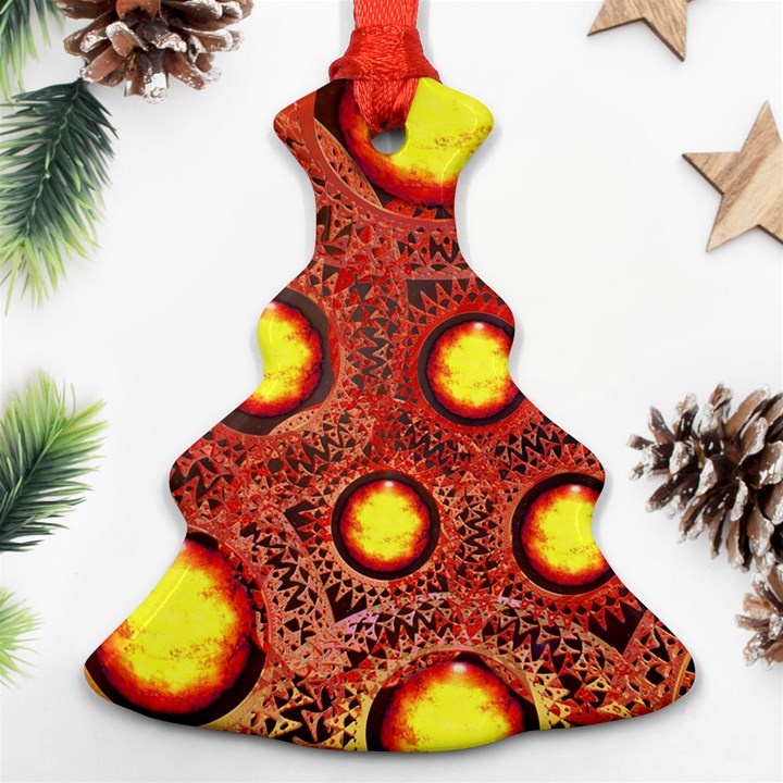 Mechanical Universe Christmas Tree Ornament (Two Sides)