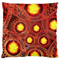 Mechanical Universe Large Cushion Case (one Side) by linceazul