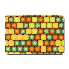 Random Hibiscus Pattern Small Doormat  by linceazul