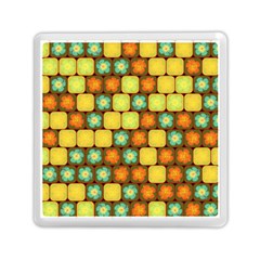 Random Hibiscus Pattern Memory Card Reader (square)  by linceazul