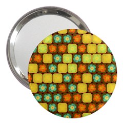 Random Hibiscus Pattern 3  Handbag Mirrors by linceazul