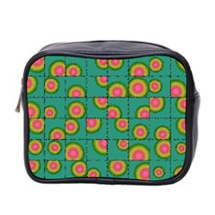 Tiled Circular Gradients Mini Toiletries Bag 2-side by linceazul