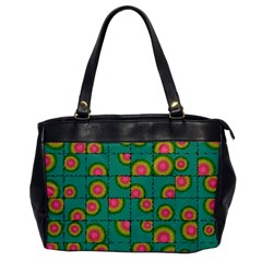 Tiled Circular Gradients Office Handbags