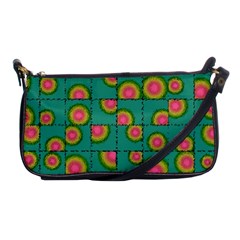 Tiled Circular Gradients Shoulder Clutch Bags